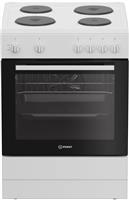 Indesit I6E5KMW Κουζίνα 66lt με Εμαγιέ Εστίες Π60cm Λευκή