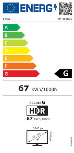 Tesla 50H665BUV Smart Τηλεόραση 50
