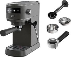 AEG EC6-1-6BST Ημιαυτόματη Μηχανή Espresso 1450W Πίεσης 15bar Black Pearl