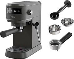 AEG EC6-1-6BST Ημιαυτόματη Μηχανή Espresso 1450W Πίεσης 15bar Black Pearl