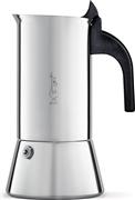 Bialetti Venus Elegance Μπρίκι Espresso 4cups Inox Ασημί