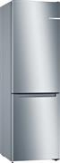 Bosch KGN33NLEB Ψυγειοκαταψύκτης 282lt Total NoFrost Υ176xΠ60xΒ66cm Ασημί