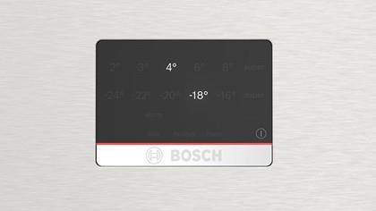 Bosch KGN56XIER Ψυγειοκαταψύκτης 508lt Total NoFrost Υ193xΠ70xΒ80cm Brushed Inox Anti-finger