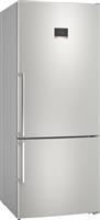 Bosch KGN76XIEP Ψυγειοκαταψύκτης 526lt Total NoFrost Υ186xΠ75xΒ80cm Ασημί