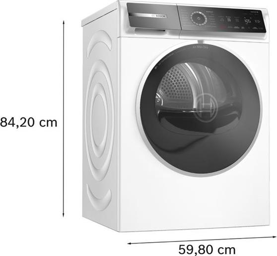 Bosch WRB247D0GR Series 8 Στεγνωτήριο 9kg A με Αντλία Θερμότητας