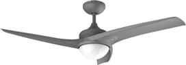 Cecotec CEC-05947 Energysilence Aero 560 Ανεμιστήρας Οροφής 132cm με Φως και Τηλεχειριστήριο Γκρι