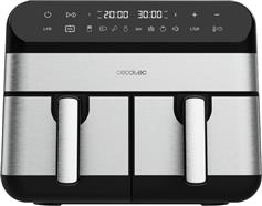 Cecotec CEC-109141 Advance 9000 Φριτέζα Αέρος με Διπλό Αποσπώμενο Κάδο 9lt Full Inox