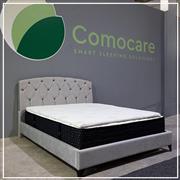 ComoCare Aloe Vera Ανώστρωμα Διπλό Memory Foam με Αποσπώμενο Κάλυμμα & Λάστιχα Εφαρμογής 150x200x4cm 2ETOPALOE4-150200
