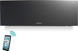 Daikin Emura FTXJ25AB9/RXJ25A9 Κλιματιστικό Inverter 9000 BTU A+++/A+++ με WiFi Matt Black