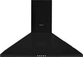 Davoline Chester 090 BL Απορροφητήρας Καμινάδα 90cm Μαύρος