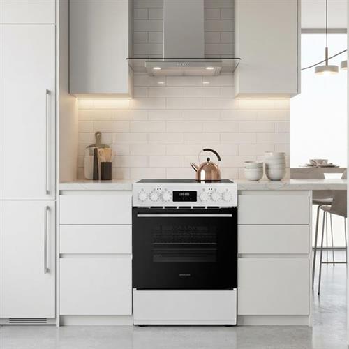 Davoline CMFW 1100 WH Κουζίνα 70lt με Κεραμικές Εστίες Π60cm Λευκή