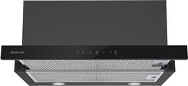 Davoline Supreme Black Glass 60 BL Συρόμενος Απορροφητήρας 60cm Μαύρος