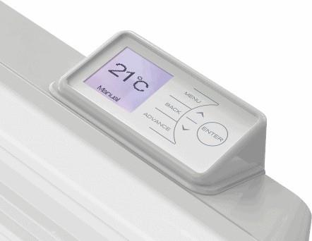 Dimplex PLX 100 Ε Θερμοπομπός Τοίχου 1000W με Ηλεκτρονικό Θερμοστάτη 62x43cm