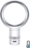 Dyson AM12 Cool CF1 Επιτραπέζιος Ανεμιστήρας 30W Διαμέτρου 15cm με Τηλεχειριστήριο White/Silver 602807-01