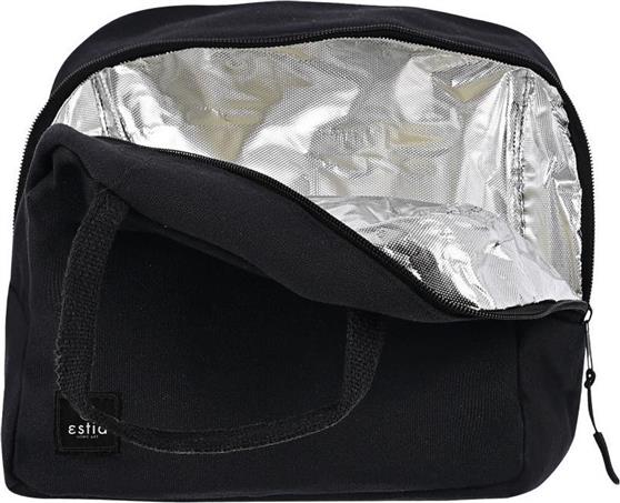 Estia Ισοθερμική Τσάντα Χειρός Fjord Midnight Black 6 Λίτρων Μαύρη 01-17064