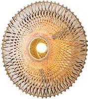 Eurolamp 144-32015 Cyclone Φωτιστικό Τοίχου Καφέ 1xE27 Φ40X14cm