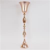 Eurolamp 752-22061 Διακοσμητικό Βάζο Μεταλλικό Χρυσό 12x14x47cm