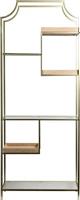 Eurolamp 810-00039 Ραφιέρα Δαπέδου Μεταλλική Χρυσή 69x30.5x175.5cm