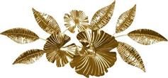 Eurolamp 812-30010 Διακοσμητικό Τοίχου από Μέταλλο 121x6x54.5cm