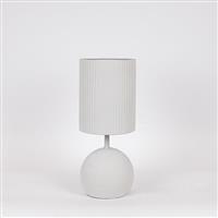 Eurolamp 814-40013 Επιτραπέζιο Φωτιστικό Λευκό 19x19x45cm