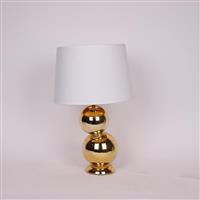 Eurolamp 814-50017 Κεραμικό Πορτατίφ με Χρυσό Καπέλο και Βάση