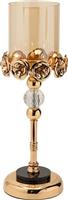 Eurolamp 819-01876 Κηροπήγιο Μεταλλικό σε Χρυσό Χρώμα 39cm