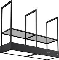 Franke Mythos T-Shelf Evolution Απορροφητήρας Νησίδα 160cm Μαύρος