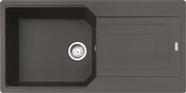 Franke Urban UBG 611-100 GSC Ένθετος Νεροχύτης από Συνθετικό Γρανίτη Μ100xΠ50cm Slate Grey