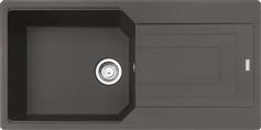Franke Urban UBG 611-100 GSC Ένθετος Νεροχύτης από Συνθετικό Γρανίτη Μ100xΠ50cm Slate Grey