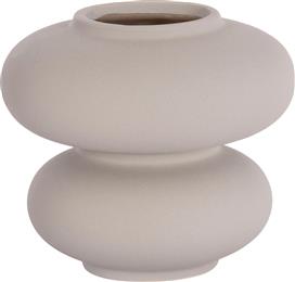 HomeMarkt Glaze Επιτραπέζιο Διακοσμητικό από Κεραμικό Υλικό Γκρι Φ18x17cm M4629.03