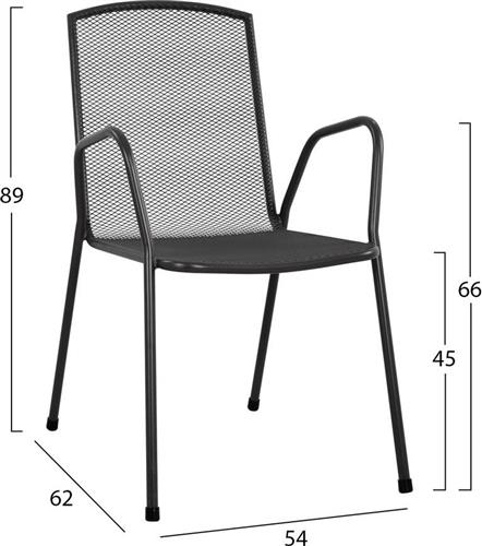 HomeMarkt Καρέκλα Μεταλλική HM5005.01