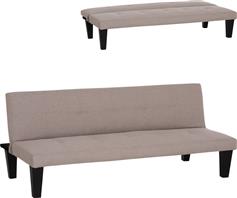 HomeMarkt Koro Διθέσιος Καναπές Κρεβάτι Δερματίνη Μπεζ 165x75x64cm HM3304.04