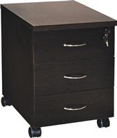 HomeMarkt Sienna Συρταριέρα Γραφείου Ξύλινη Wenge 38x48x53cm HM2011.02