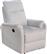 HomeMarkt Synthia Πολυθρόνα Relax με Υποπόδιο Μπεζ 75x86x100cm HM3309.01