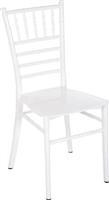 HomeMarkt Tiffany Καρέκλα Catering Πολυπροπυλενίου Λευκη 41.2x49x89cm HM8058.03