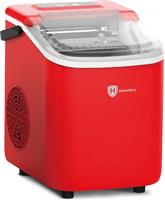 HomeVero HV-IM1224R Παγομηχανή Ημερήσια Παραγωγή 10kg Κόκκινη