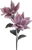 Inart Λουλούδι Ροζ-Μωβ 110cm