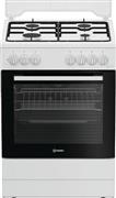 Indesit I6G3PMW Κουζίνα 73lt με Εστίες Υγραερίου Π60cm Λευκή