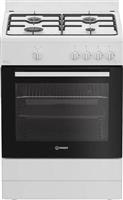 Indesit I6GGKMWF Κουζίνα 64lt με Εστίες Αερίου Π60cm Λευκή