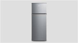 Inventor DP1430SEL Ψυγείο Δίπορτο 204lt Υ143xΠ55xΒ55cm Ασημί