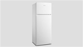 Inventor DP1430WEL Ψυγείο Δίπορτο 204lt Υ143xΠ55xΒ55cm Λευκό
