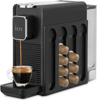 Izzy IZ-3060 Aroma Pod Καφετιέρα για Κάψουλες Nespresso Original Μαύρη