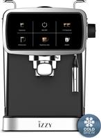 Izzy IZ-6021 Dolce Ημιαυτόματη Μηχανή Espresso 1500W Πίεσης 20bar Ασημί