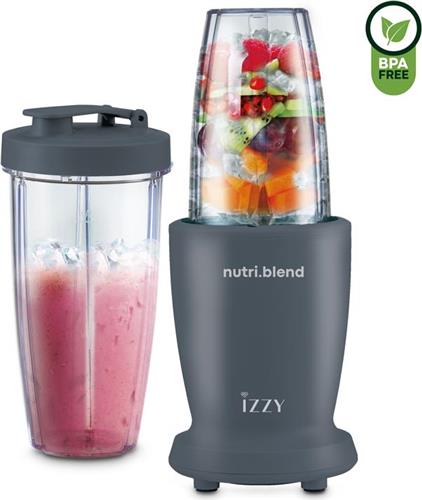 Izzy IZ-6503 Nutriblend Μπλέντερ για Smoothies 0.54lt 600W Grey