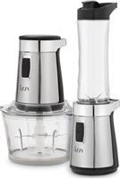 Izzy IZ-6909 Πολυκόπτης Multi-Smoothie 650W με 2 Δοχεία 2lt Ασημί