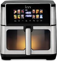 Izzy IZ-8271 XXL Φριτέζα Αέρος με Αποσπώμενο Κάδο 10lt Ασημί