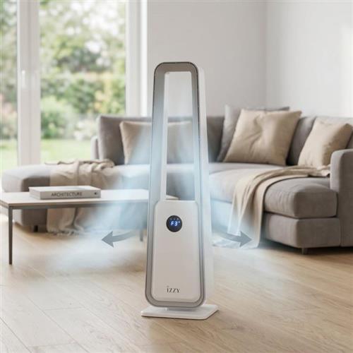 Izzy IZ-9087 Bladeless Ανεμιστήρας Πύργος 80W με Τηλεχειριστήριο