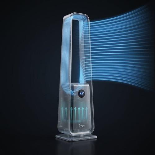 Izzy IZ-9087 Bladeless Ανεμιστήρας Πύργος 80W με Τηλεχειριστήριο