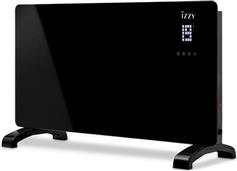 Izzy IZ-9089 Θερμοπομπός Δαπέδου 2200W με Ηλεκτρονικό Θερμοστάτη Μαύρος