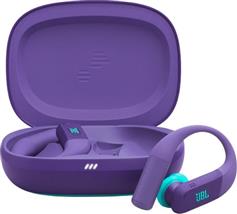JBL Endurance Peak 4 In-ear Bluetooth Handsfree Ακουστικά με Αντοχή στον Ιδρώτα και Θήκη Φόρτισης Μωβ JBLENDUPEAK4PUR